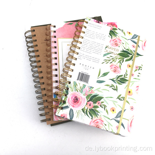 Beliebtes Spiral Notebook Journal Draht gebundene Notizbücher